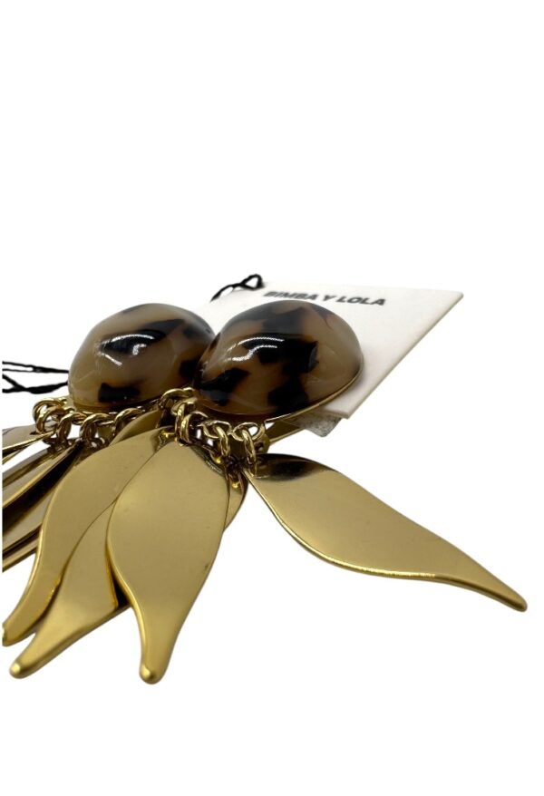 BIMBA Y LOLA - TORTOISESHELL EARRINGS - Image 5